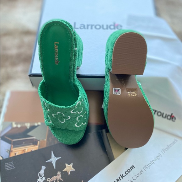 Larroudé Margot Wedge Heels - Picture 7 of 14